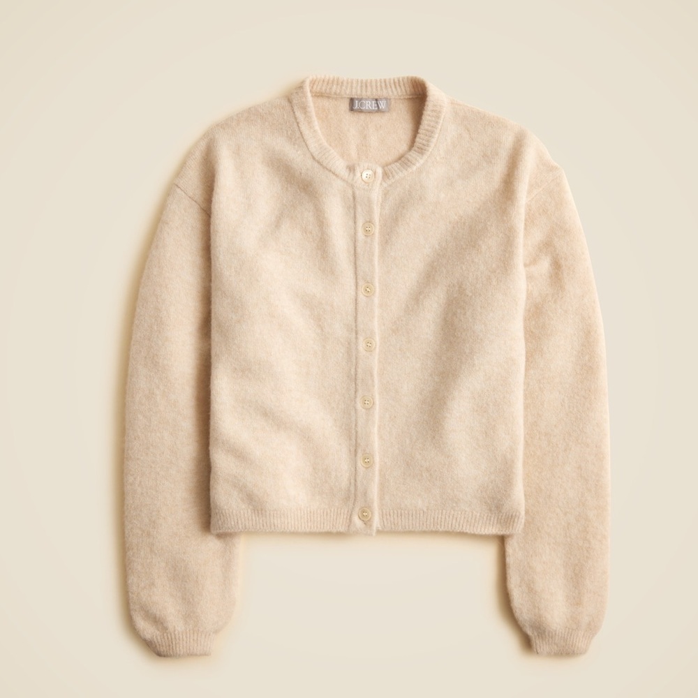 J crew Supersoft bubble-hem cardigan